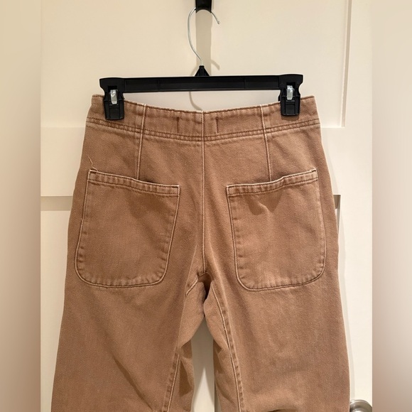 We The Free Free People Osaka Mid Rise Barrel Leg Cropped Loose Fit size 24 - Picture 6 of 8